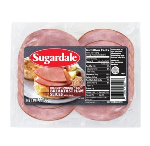 Ham - Breakfast Slices SGDL 14 oz