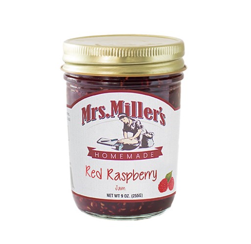 Jam - Red Raspberry Mrs. Miller's 9 oz