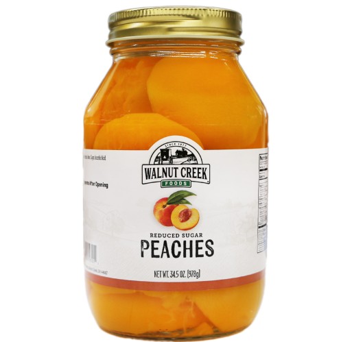 Peaches - Reduced Sugar WC Quarts