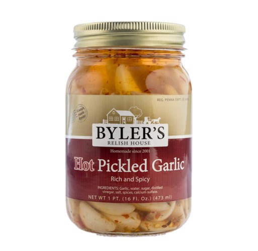 Garlic - Hot Pickled Byler's Pints