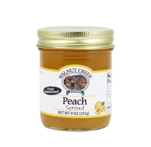 Fruit Sweetened Spread - Peach WC 9 oz