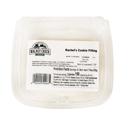 Filling - Cookie Rachel`s 24 oz Tub