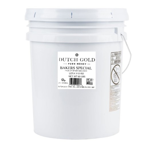 Honey - Baker's Special Light Amber 60 lb pail (DG)
