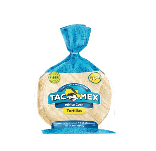 Tortilla - White Corn 30 ct 6"