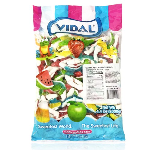 Gummy - Assorted Sharks Vidal