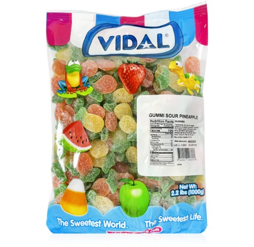 Gummy - Sour Pineapples Vidal