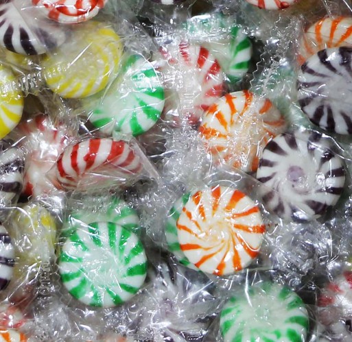 Mints - Pinwheel Assorted Fruit Starlights Sunrise
