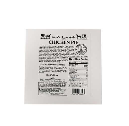 FZ Pot Pie - Chicken Zook's 12 oz