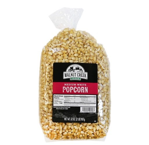 Popcorn - White Medium Hulless WC 2 lb
