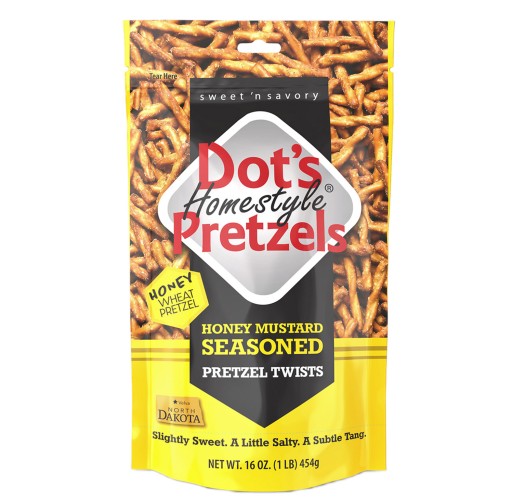 Pretzels - Dot's Honey Mustard 16 oz