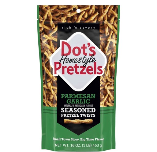 Pretzels - Dot's Parmesan Garlic 16 oz