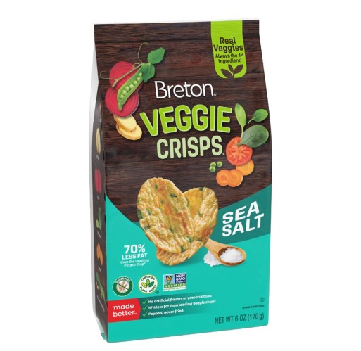 Crisps - Veggie Sea Salt Breton 6 oz