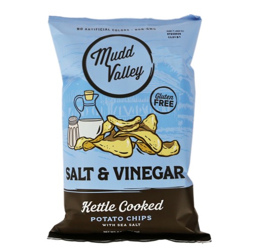 Potato Chips - Kettle Cooked Salt & Vinegar Mudd Valley 2.5 oz