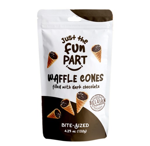 Mini Waffle Cones - Dark Chocolate