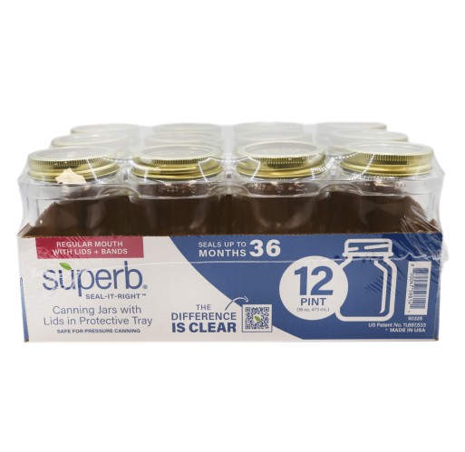 Jars - Regular 16 oz (Pint) Superb