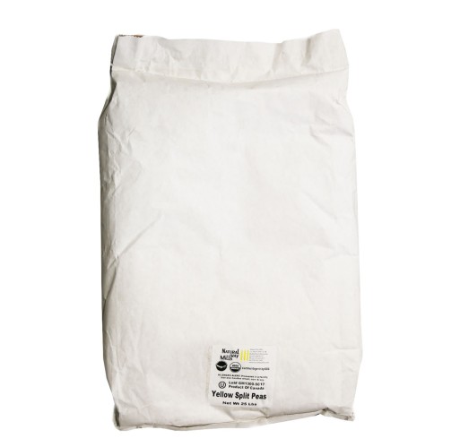 Peas - Organic Yellow Split 25 lb