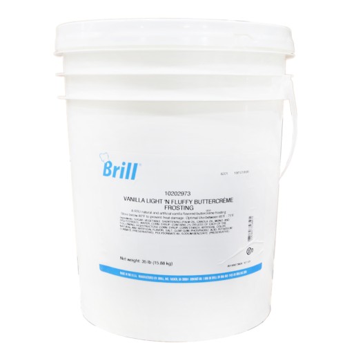 Frosting - Vanilla Light 'N Fluffy Buttercrème  35 lb