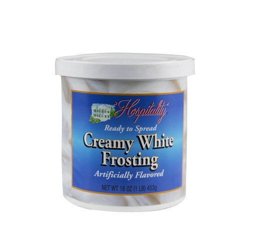 Frosting - White RTE 8/16 oz Hospy
