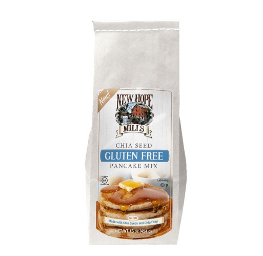 Mix - Chia Pancake & Waffle Mix NH Gluten Free  8/16 oz