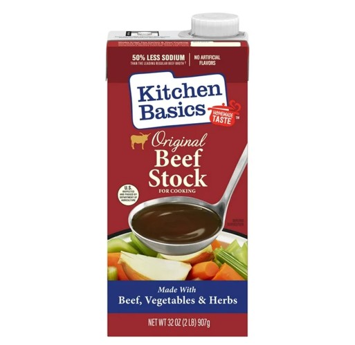 Broth - Beef Stock - Kitchen Basics 32 oz