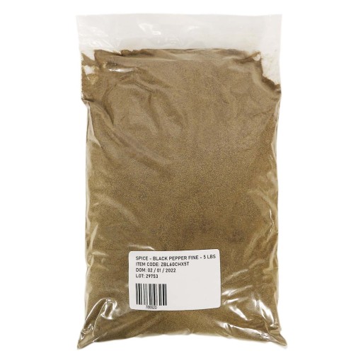 Spice - Black Pepper Fine 5 lb