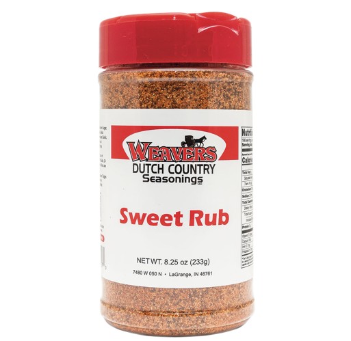 Seasoning - Weavers Sweet Rub 8.25 oz