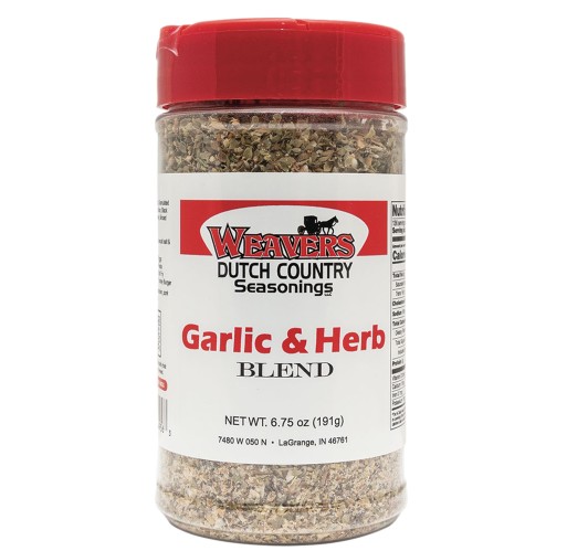 Seasoning - Weavers Garlic & Herb Blend 6.75 oz