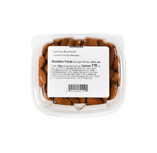 Tub - Almonds Raw