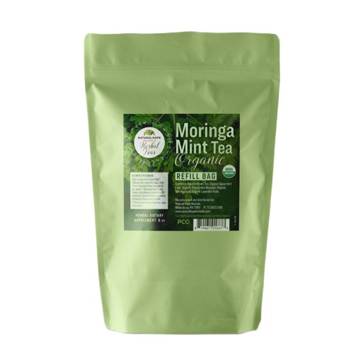 Herbal Tea - Moringa Mint 6 oz Bag