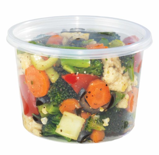 Deli Container Only - 16 oz Clear 500 ct