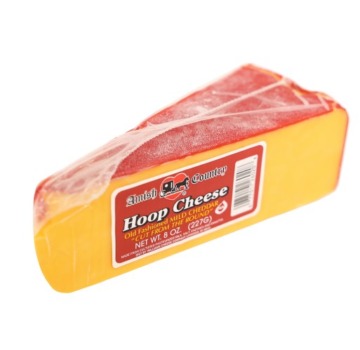 Hoop Cheese - Red Wax AC 8 oz | Walnut Creek Foods