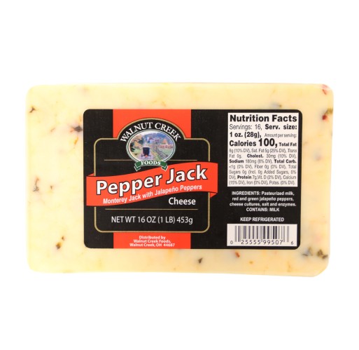 cheece！！ 7.5oz Ellsworth Hot Pepper Jack Cheese - Ellsworth Creamery