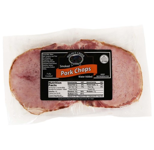Pork Chops - Smoked Bone-In WC 2 pk | Walnut Creek Foods