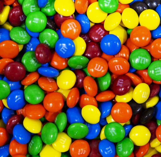 Bulk M&Ms Milk Chocolate - 25lb