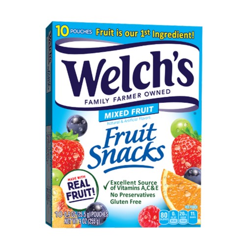 Gummy - Welch's Fruit Snacks Mixed 9 oz | Walnut Creek Foods