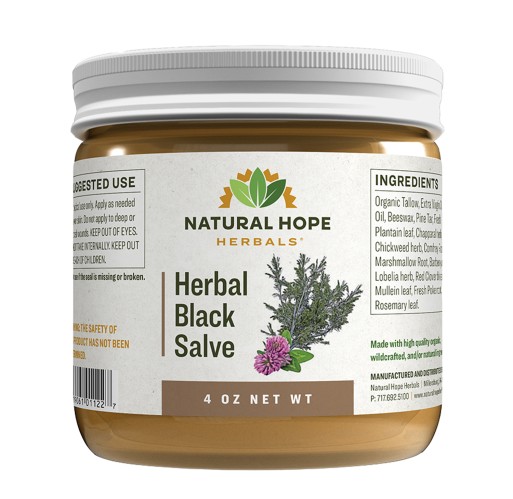 Herbal Salve - Black Salve 4 oz | Walnut Creek Foods