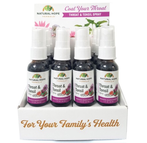 Throat & Tonsil Spray POP Display | Walnut Creek Foods