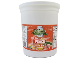 Yogurt - Peach Stoltzfus 32 oz
