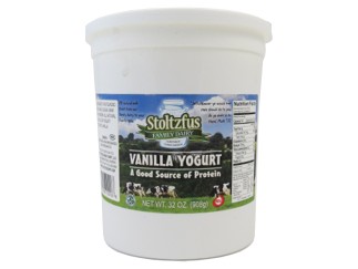 Yogurt - Vanilla Stoltzfus 32 oz