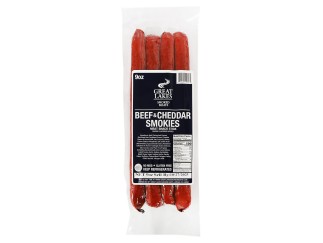 Snack Sticks - Beef & Cheddar Smokie GLSM 20/9 oz