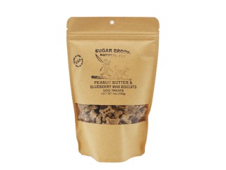 Dog Treats - Peanut Butter/Blueberry Mini Baked Biscuit 7 oz