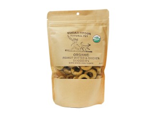 Dog Treats - Organic Peanut Butter & Chicken Doggie-O's 6 oz