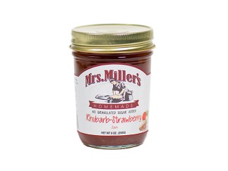 Jam - NSA Rhubarb Strawberry Mrs. Miller's 8 oz
