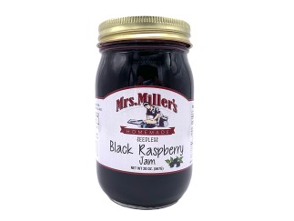 Jam - Seedless Black Raspberry Mrs. Miller's 20 oz