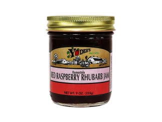 Jam - Red Raspberry Rhubarb YFF 9 oz