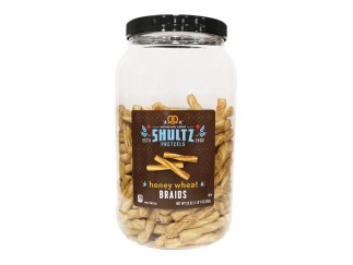 Pretzels - Honey Wheat Braided Barrel 23 oz