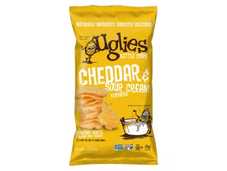 Potato Chips - Uglies Kettle-Cooked Cheddar & Sour Cream 6