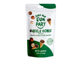 Mini Waffle Cones - Hazelnut Cream & Milk Chocolate