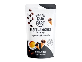 Mini Waffle Cones - Espresso Dark Chocolate