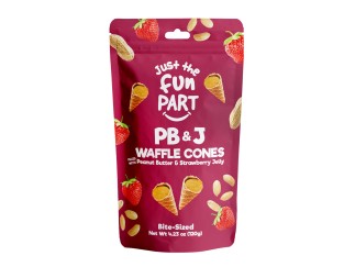 Mini Waffle Cones - Peanut Butter & Strawberry Jelly